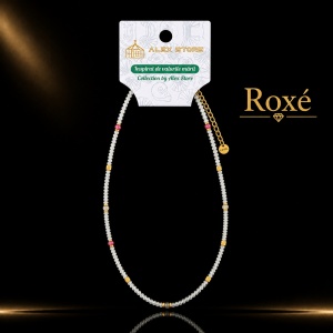 Set 12 Coliere Roxe, 40cm, Reglabile cu Margele Stralucitoare Multicolore Culoare Aleatorie - Img 4
