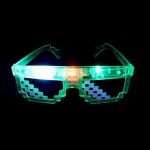 Set 12 ochelari LED, lumini colorate, culori mixte - Img 3