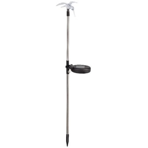Set 2 Lampi Solare Gradina Colibri LED Multicolor, Iluminare Automata, Decor Exterior - Img 3