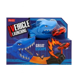 Set Lansator Masinute Shark Attack , Vehicle Launching, Great Escape , 30x20 cm