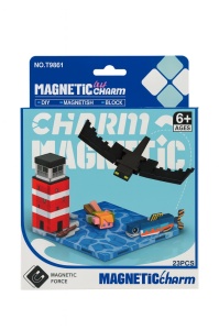 Set Magnetic Blocuri , Far si Creaturi, 23 Piese, 17 x 13 cm - Img 2