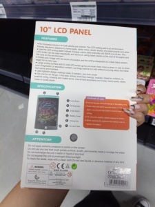 Tableta LCD de scris si desenat BAIBIAN, 10 inch, cu stilou inclus, turcoaz - Img 3