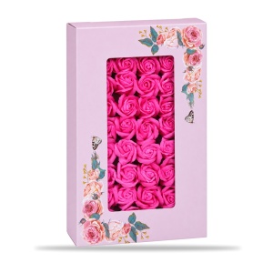 Trandafiri de săpun roz, set 50 de bucăți, 5cm - Img 2