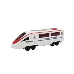 Tren Jucarie Metalic Die-Cast High Speed Rosu , Scara Model XLC Business Geat 3+ - Img 2