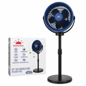 Ventilator cu picior 10 inch Prandtex FS-25H, 3 viteze, oscilatie, 80W - Img 2