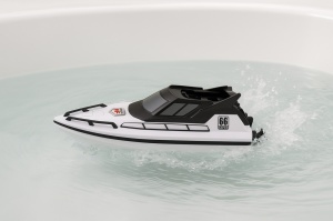 Barca cu radiocontrol 2.4 GHz, Speedboat, model rapid, design realist