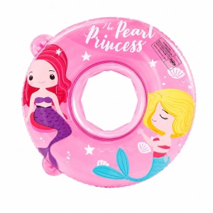 Colac Gonflabil Roz pentru Copii – Colac Înot cu Sirene, PVC Rezistent, 3-6 Ani