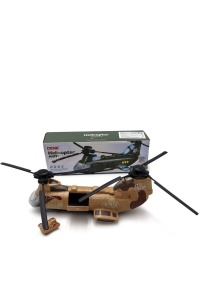 Elicopter militar jucarie transport cu tanc inclus model ARMY Didai, 32x11cm