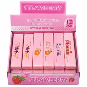 Jucărie Antistres Squishy Butter Roz, 13 cm, Moale și Elastică, Slow Rising - Img 2