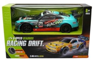 Mașină de curse cu telecomandă, frecvență 2,4G, funcție drift, baterie 3,7V, 23x21x11 cm - Img 2