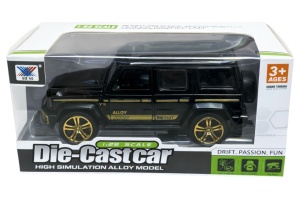 Mașină metalică die-cast, scară 1:28, cu pull-back, uși deschise, lumini și sunete, 17.5x8x9 cm - Img 3
