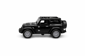 Mașinuță metalică tip SUV de teren, model 1210-17F, negru intens, 12 cm