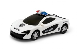 Masinuta Politie cu Lumini 3D , Model Sport, Usile Se Deschid, 22x10 cm - Img 2