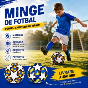 Minge de Fotbal pentru Copii nr.5 Multicoloră – Culori Diverse - Img 2