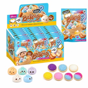 Plic Surpriză Mini Dumpling Squishy pentru Copii – Jucărie Antistres Moale și Elastică