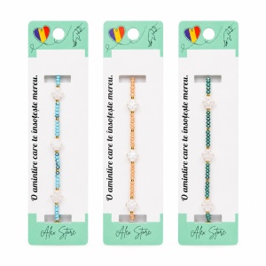 Set 12 Brățări Reglabile cu Pandantive Trifoi – Brățări Elegante cu Cristale