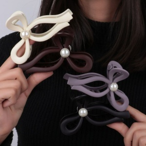 Set 12 Cleme Par 11cm Fundita cu Perla , Accesorii Elegante pentru Par
