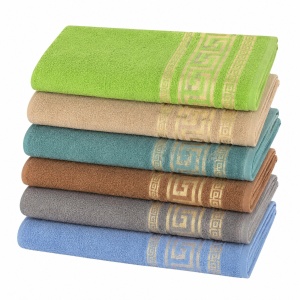 Set 12 Prosoape de Baie 70x140 cm – Prosoape Mari din Poliester, 6 Culori Moderne, Moi și Absorbante