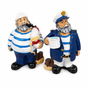 Set 4 Figurine Marinari Decorativi – Suvenir Nautic pentru Casă și Birou