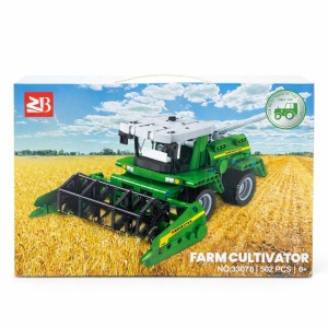Set Constructie Combina Agricola Verde, 502 Piese, 38 cm