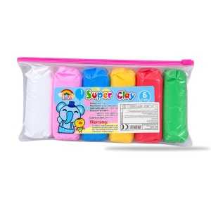 Set plastilina Super Clay, 6 culori, ambalate individual, pentru copii 3 ani+ - Img 4