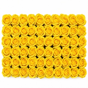 Trandafiri de săpun galbeni, set 50 de bucăți, 5 cm - Img 2