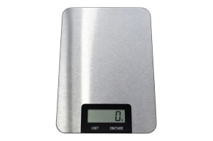 Cantar de bucatarie digital din otel inoxidabil, capacitate 5 kg, gri, afisaj temperatura si timer - Img 3