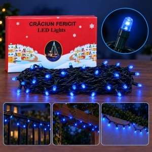 Instalatie luminoasa tip turturi cu LED, 7.7m - Img 3