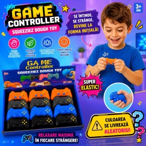 Jucărie Antistres Squishy Controller Game, Model și Culoare Aleatorie, Super Moale și Elastică - Img 2