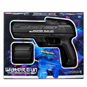 Pistol cu Apă Electric pentru Copii, Reîncărcabil USB, Tragere Automată Continuă, Rezervor Tip Tambur, culoare aleatorie