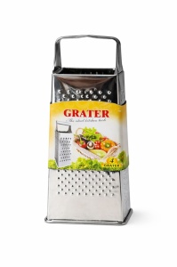 Razatoare bucatarie inox cu 4 fete 20x8.5 cm, razatoare multifunctionala din otel inoxidabil - Img 2