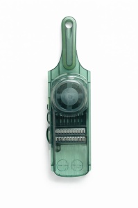 Razatoare multifunctionala legume cu lame interschimbabile si feliere reglabila, Verde