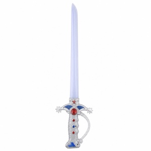 Sabie de jucărie cu lumini LED, 70 cm – sabie din plastic pentru copii, efecte luminoase - Img 2