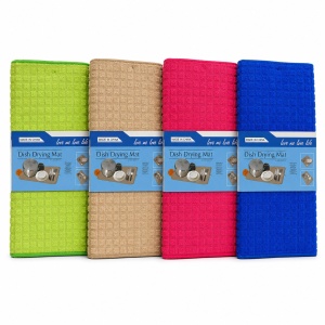 Set 12 Prosoape de Bucătărie pentru Vase 38x51 cm – Covorașe Absorbante, Culori Diverse
