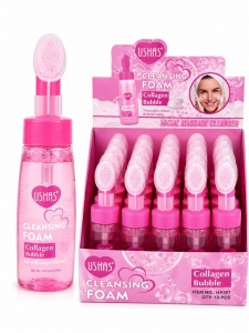 Set 12 Spuma de Curățare pentru Ten Ushas Collagen Bubble 240g – Cu Extract de Struguri