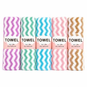 Set 5 prosoape bucătărie microfibră 30x70 cm – lavete pufoase, diverse culori