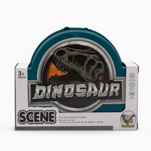 Set Dinozauri cu Cutie Tematica , 19x14 cm, Mini Figurine, Accesorii si Decor Preistoric - Img 2