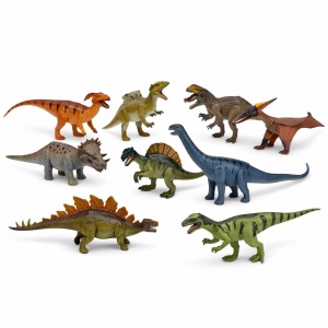 Set figurine dinozauri 12 piese, jucarii educative copii, colectie Dinosaur World - Img 2