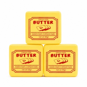 Squishy Butter Slow Rising 7x7 cm – Jucărie Antistres Moale și Relaxantă pentru Copii