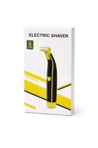 Aparat de ras electric rezistent la apă, cu piepteni ajustabili, negru-galben - Img 2