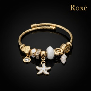 Bratara dama ROXE cu charmuri marine si pandantive, model elegant, culori mix - Img 4