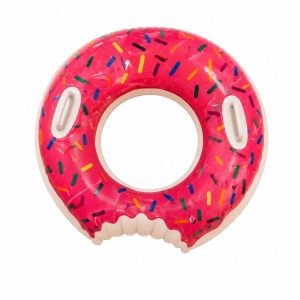 Colac Gonflabil Gogoașă Roz 120 cm – Colac de Înot pentru Piscină și Plajă