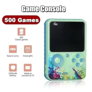 Consola portabila jocuri retro G5, ecran color, mini game player, jocuri clasice - Img 2
