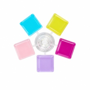 Jucărie Antistres Fidget Spinner cu 5 Taste Luminoase LED – Spinner Tastatura Pop It pentru Relaxare și Concentrare - Img 2