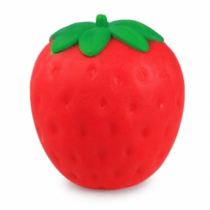 Jucărie Antistres Squishy Căpșună Elastică 7cm– Jucarie Senzorială Stretchy Dough Ball pentru Copii și Adulți - Img 4