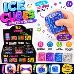 Jucărie Antistres Squishy Cub cu Fulgi de Nea, Slow Rising, Moale și Elastică, Model Aleatoriu - Img 2