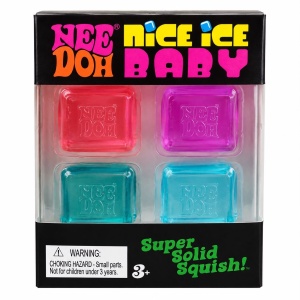 Jucărie Antistres Squishy Cub NeeDoh Nice Ice Baby 4 culori, Super Moale și Elastică - Img 2