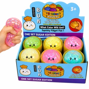 Jucărie Antistres Squishy Dumpling cu Gel și Efect Gheață, 8,5 cm, Model Aleatoriu - Img 4