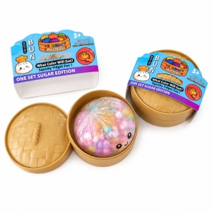 Jucărie Squishy Dumpling cu Bile Gel Multicolore 8,5 cm – Anti-Stres, Senzorială, Surprise Toy - Img 2