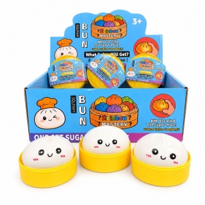 Jucărie Squishy Dumpling Fosforescentă 8,5 cm – Antistres, Glow in the Dark, Super Moale